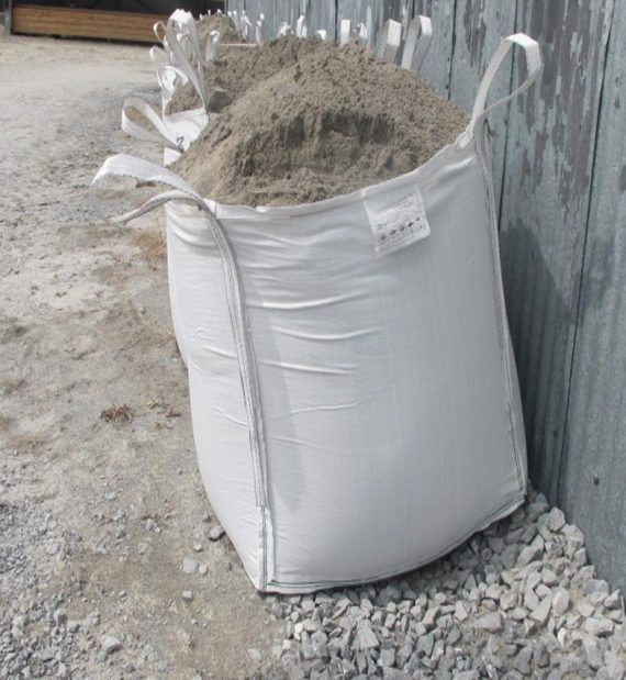 Tonne bag of sand